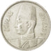 Moneta, Egipt, Farouk, 10 Piastres, 1937, EF(40-45), Srebro, KM:367