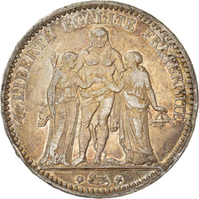 Coin, France, Hercule, 5 Francs, 1875, Paris, EF(40-45), Silver, KM:820.1