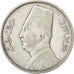 Egitto, Fuad I, 20 Piastres, 1929, BB, Argento, KM:352