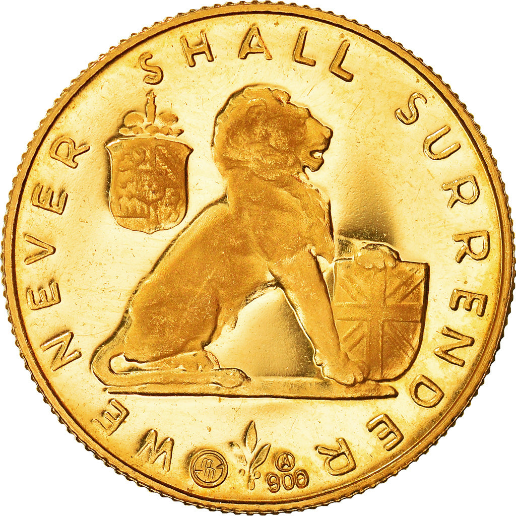 Great Britain, Medal, Winston Churchill, R. Schmidt, MS(63), Gold