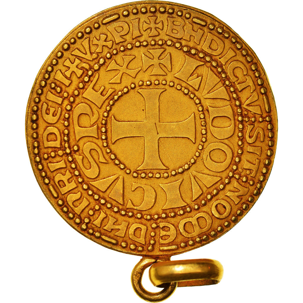 France, Medal, Saint Louis, Restrike, MS(60-62), Gold