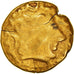 Monnaie, Séquanes, 1/4 Statère, 1st century BC, TB+, Or, Delestrée:3076