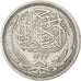 Moneta, Egitto, Hussein Kamil, 10 Piastres, 1916, BB, Argento, KM:319