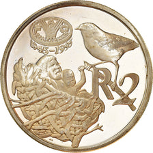 Moneda, Sudáfrica, 2 Rand, 1995, FDC, Plata, KM:154