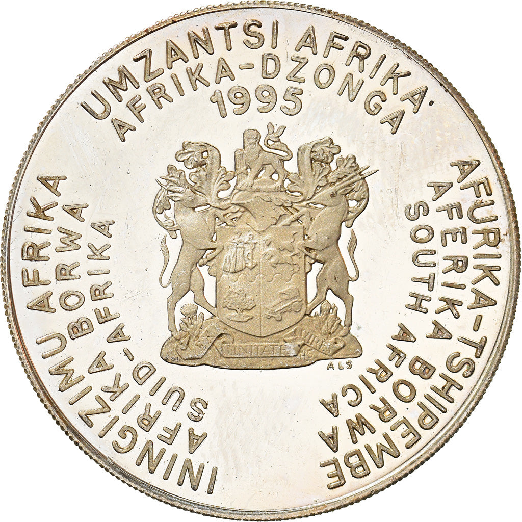 Coin, South Africa, 2 Rand, 1995, MS(65-70), Silver, KM:154