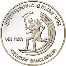Coin, Bangladesh, Taka, 1992, MS(65-70), Silver, KM:14
