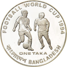 Coin, Bangladesh, Taka, 1993, MS(65-70), Silver, KM:16
