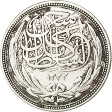 Moneta, Egitto, Hussein Kamil, 20 Piastres, 1916, BB, Argento, KM:321