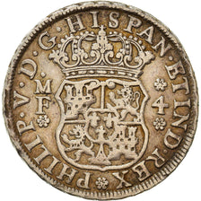 Coin, Mexico, Philip V, 4 Réales, 1739, Mexico City, EF(40-45), Silver, KM:94