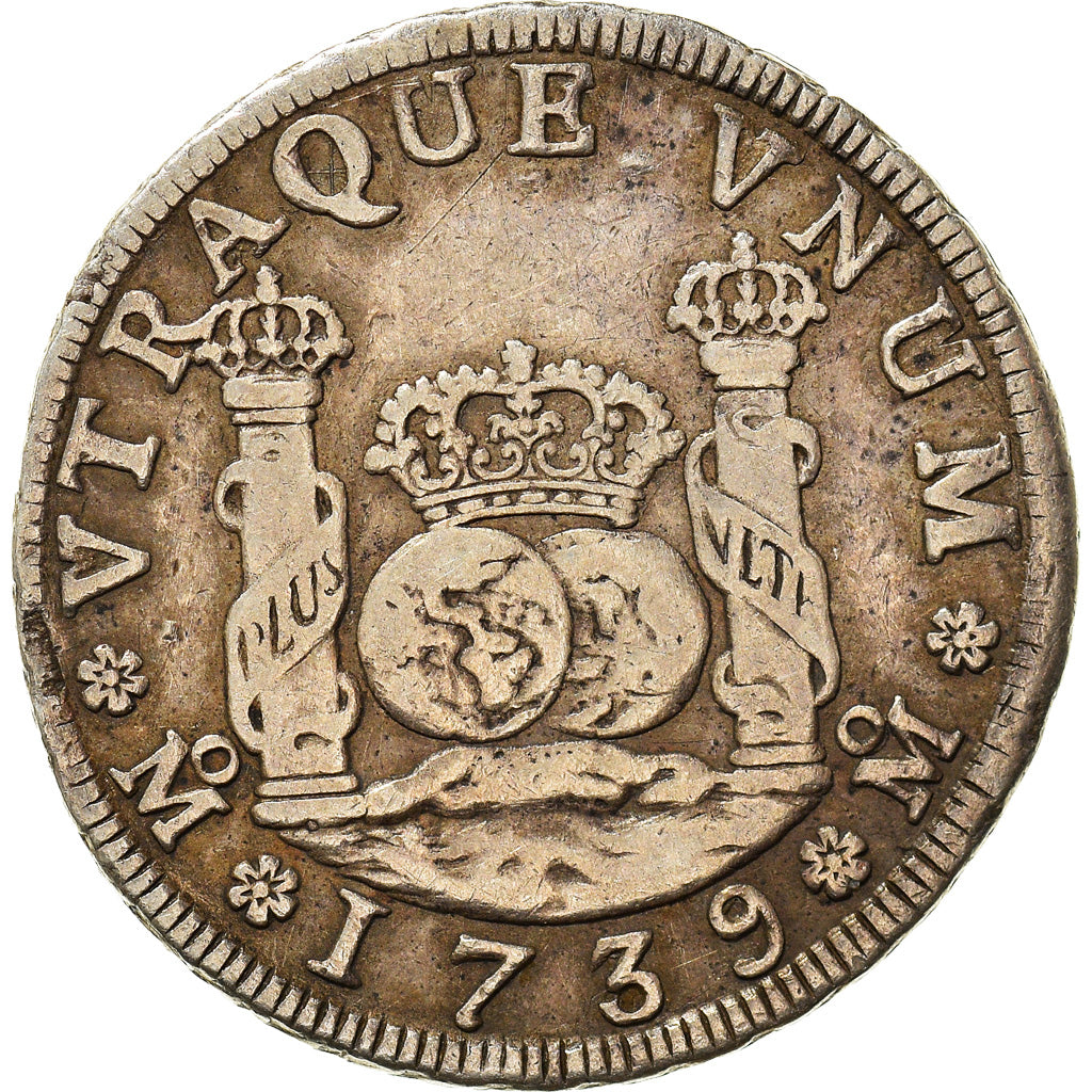 Coin, Mexico, Philip V, 4 Réales, 1739, Mexico City, EF(40-45), Silver, KM:94