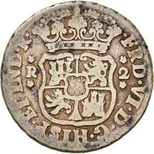 Münze, Mexiko, Ferdinand VI, 2 Reales, 1747, Mexico City, S, Silber, KM:86.1