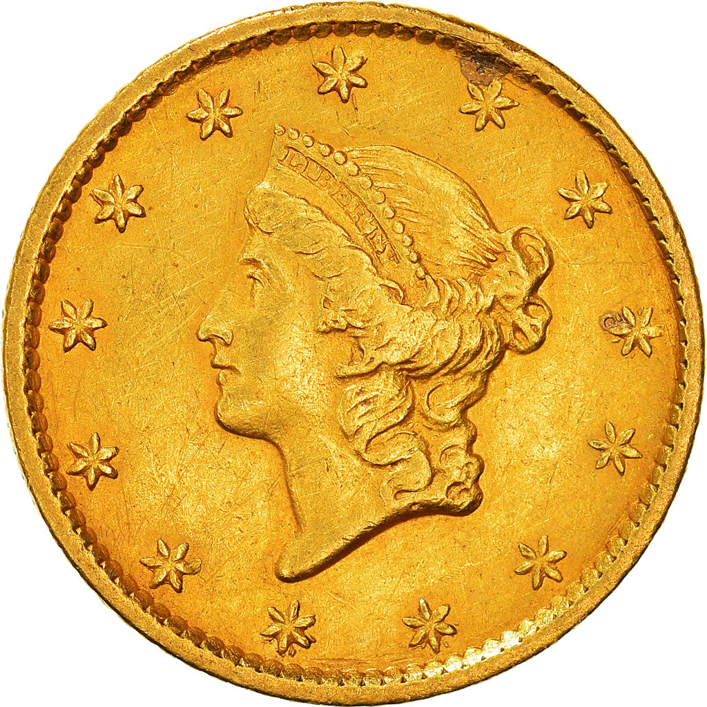 Coin, United States, Liberty Head - Type 1, Dollar, 1849, U.S. Mint