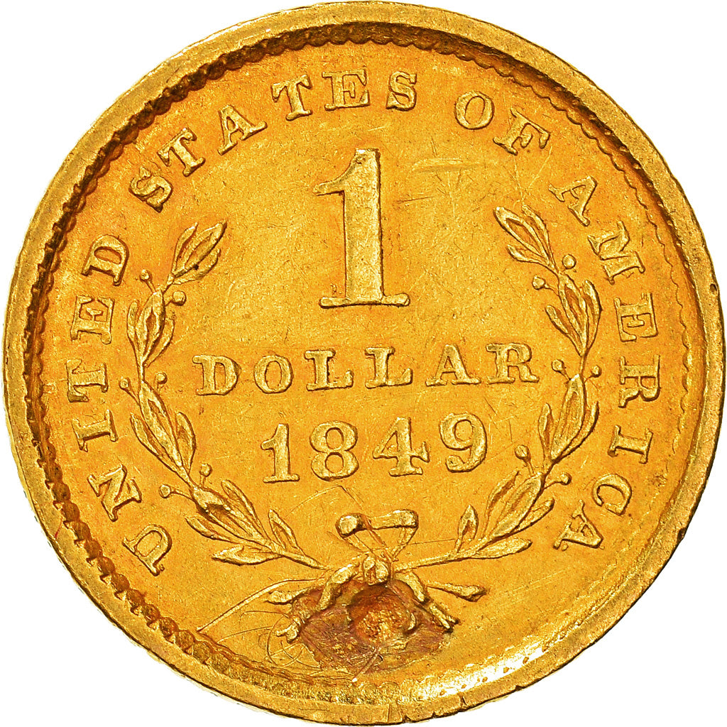 Coin, United States, Liberty Head - Type 1, Dollar, 1849, U.S. Mint