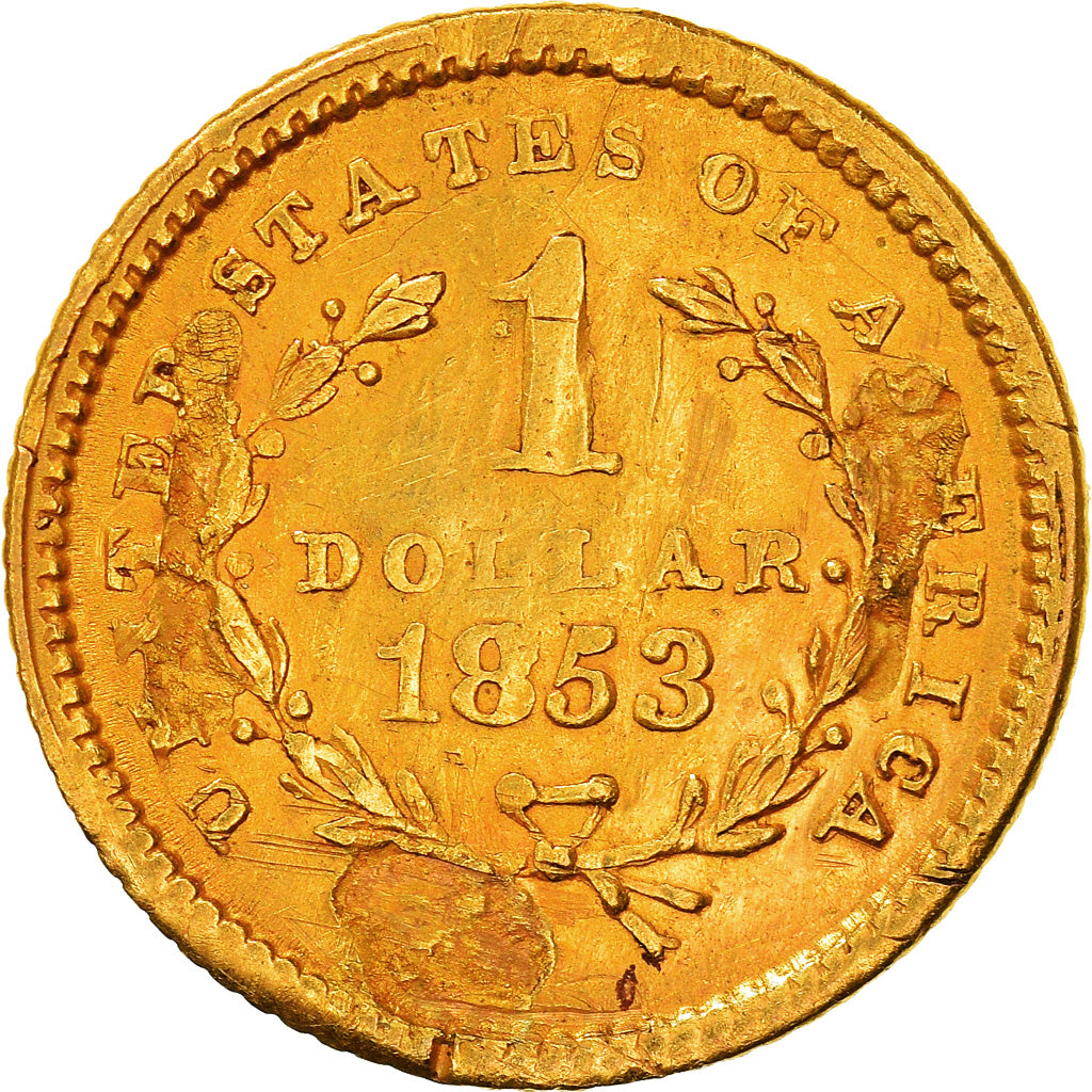 Coin, United States, Liberty Head - Type 1, Dollar, 1851, U.S. Mint