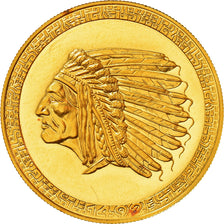 France, Medal, History, Indian Head, MS(63), Gold