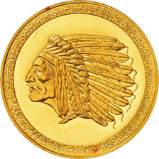 França, Medal, História, Indian Head, MS(63), Dourado