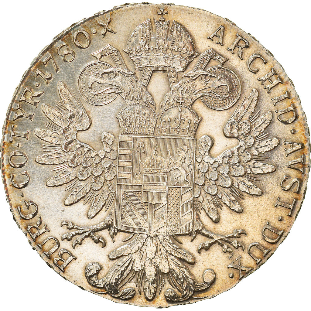 Coin, Austria, Joseph II, Thaler, 1780, Restrike, MS(60-62), Silver, KM:T1