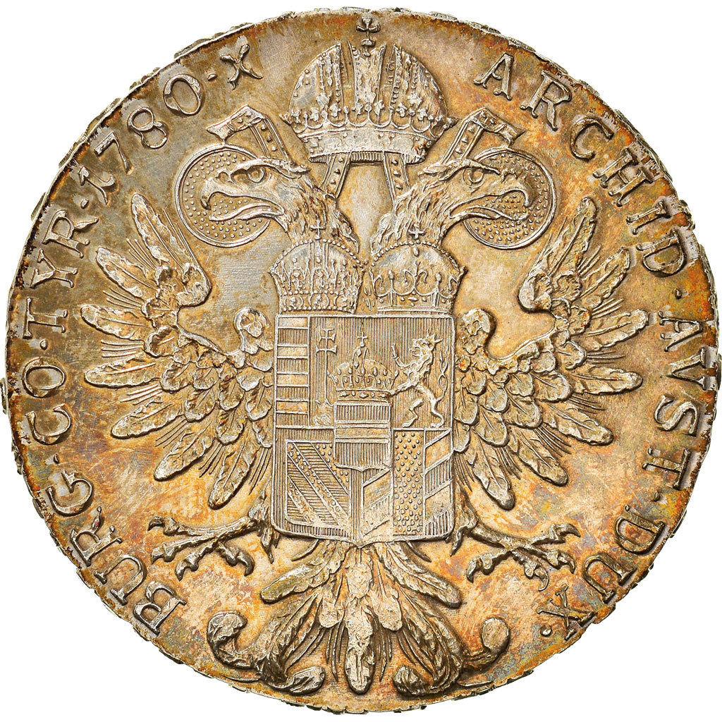 Coin, Austria, Joseph II, Thaler, 1780, Restrike, MS(60-62), Silver, KM:T1