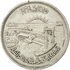 EGYPT, 50 Piastres, 1964, KM #407, EF(40-45), Silver, 20.03