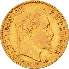 Moneta, Francja, Napoleon III, Napoléon III, 10 Francs, 1864, Strasbourg