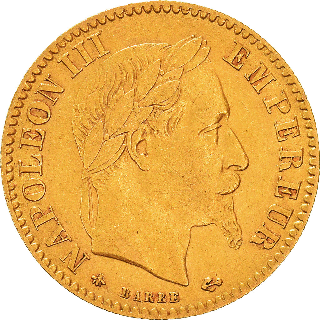 Monnaie, France, Napoleon III, 10 Francs, 1864, Paris, TTB, Or, Gadoury:1015