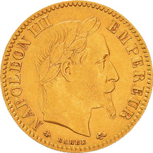 Monnaie, France, Napoleon III, 10 Francs, 1864, Paris, TTB, Or, Gadoury:1015