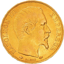 Coin, France, Napoleon III, 20 Francs, 1857, Paris, AU(50-53), Gold, KM:781.1