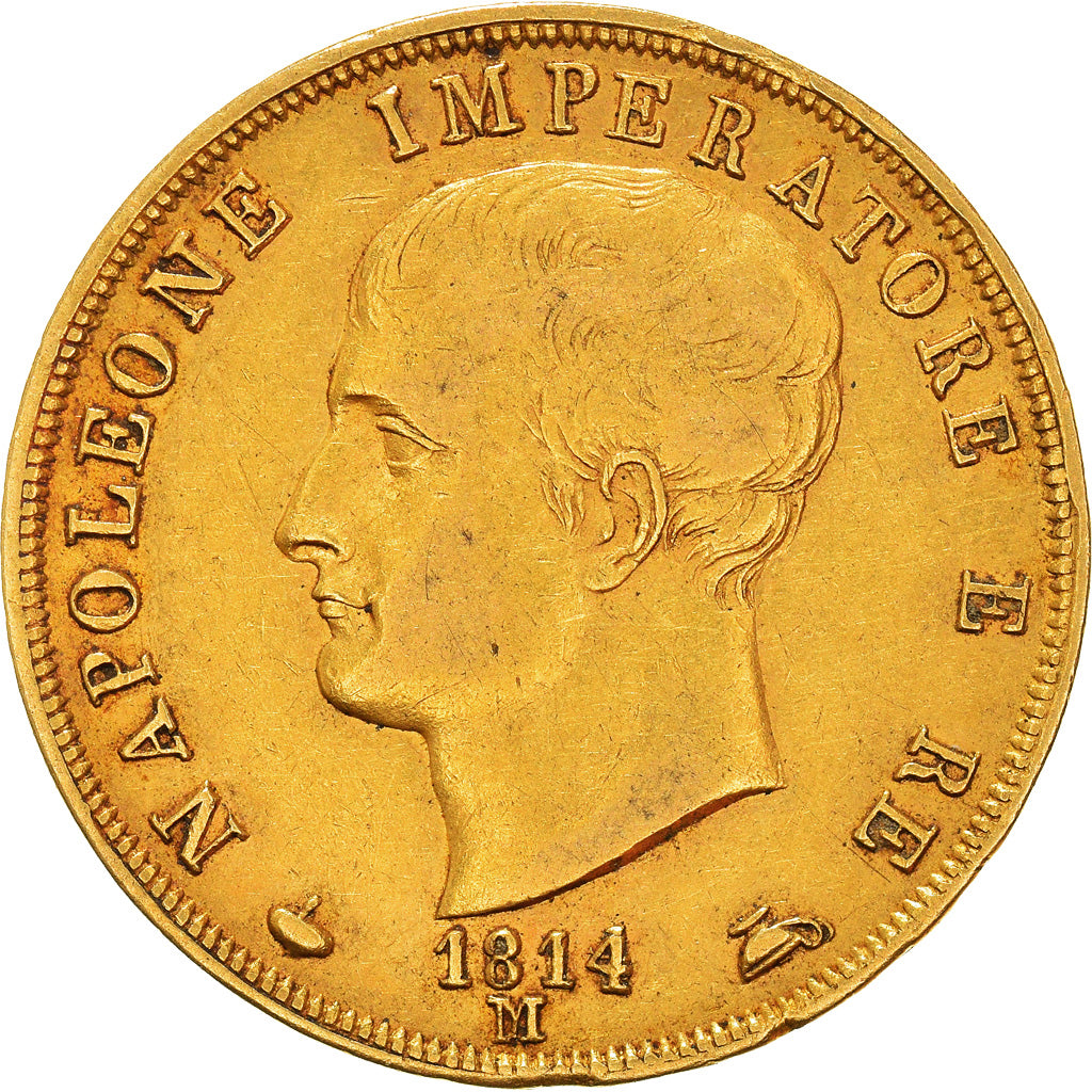 Coin, ITALIAN STATES, KINGDOM OF NAPOLEON, Napoleon I, 40 Lire, 1814, Milan