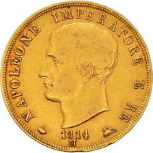 Coin, ITALIAN STATES, KINGDOM OF NAPOLEON, Napoleon I, 40 Lire, 1814, Milan
