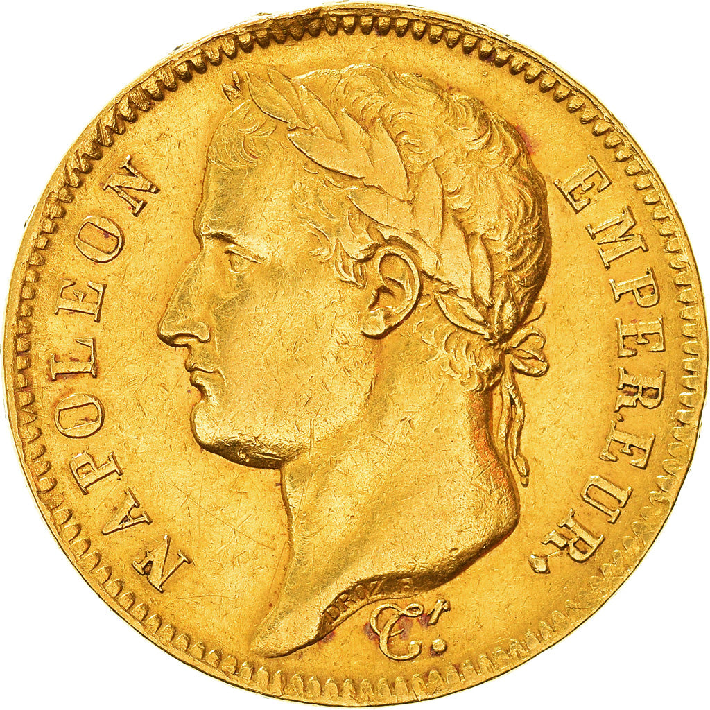Moneta, Francja, Napoléon I, 40 Francs, 1811, Paris, EF(40-45), Złoto