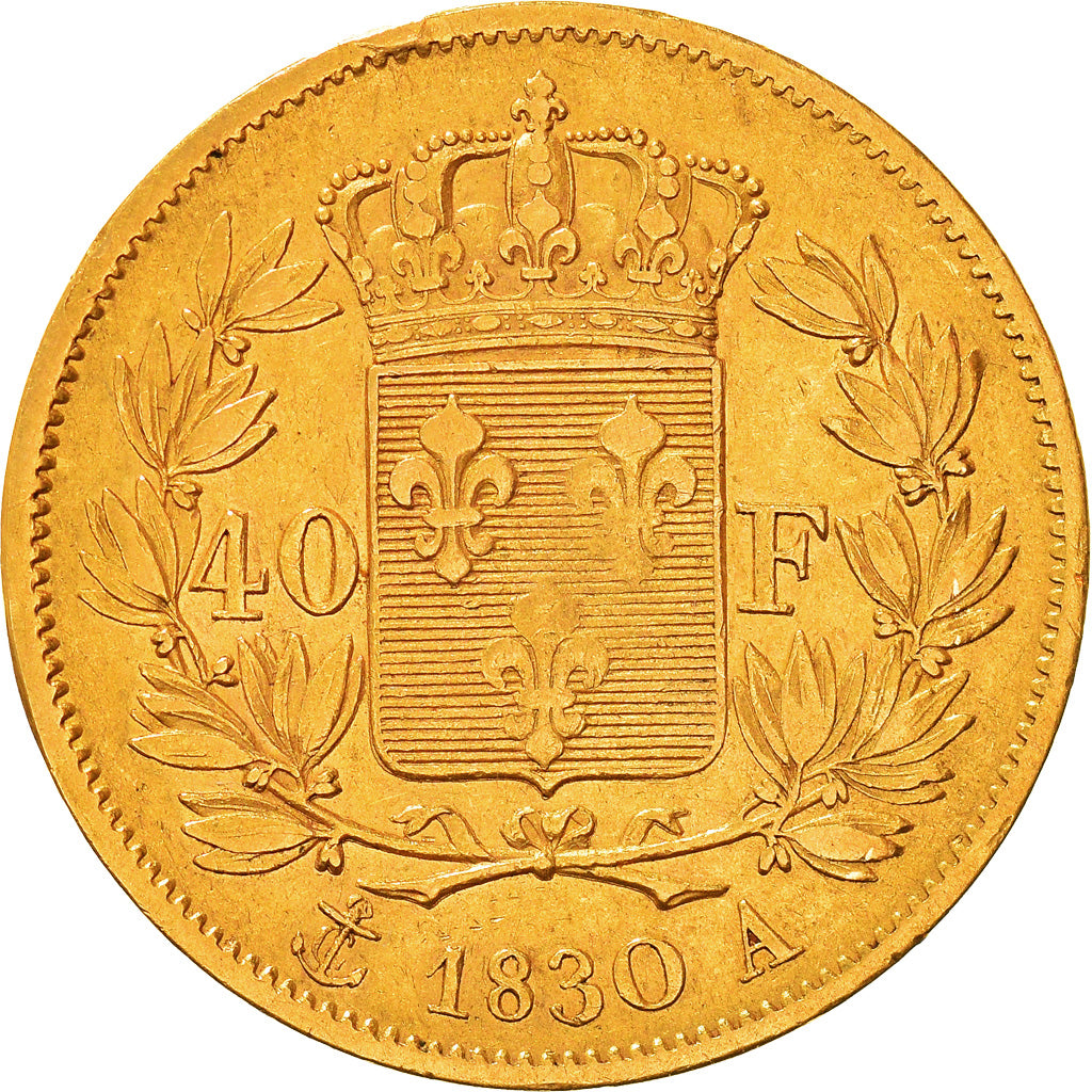 Monnaie, France, Charles X, 40 Francs, 1830, Paris, TB+, Or, Gadoury:1105