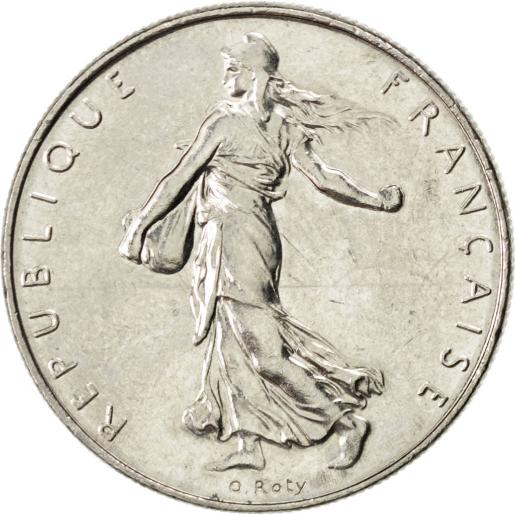 Vème République, 1 Franc Semeuse 1989, KM 925.1