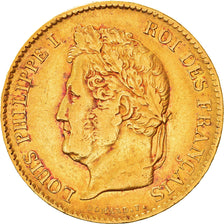 Moneta, Francja, Louis-Philippe, 40 Francs, 1834, Paris, VF(30-35), Złoto