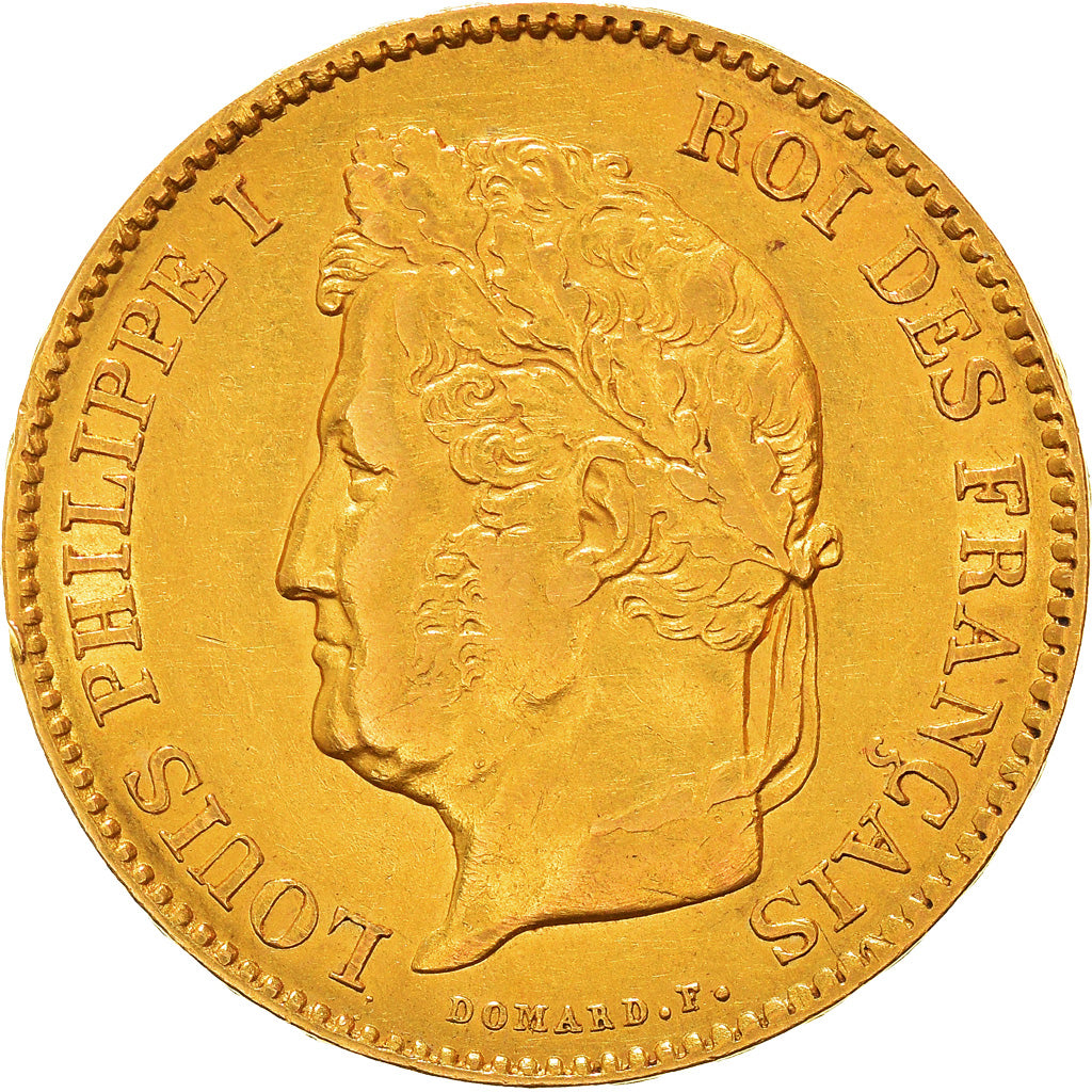 Munten, Frankrijk, Louis-Philippe, 40 Francs, 1836, Paris, ZF, Goud, KM:747.1
