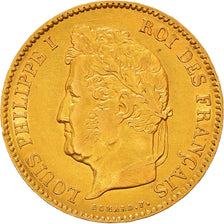 Munten, Frankrijk, Louis-Philippe, 40 Francs, 1836, Paris, ZF, Goud, KM:747.1
