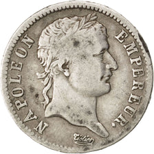 FRANCE, Napoléon I, Franc, 1813, Paris, KM #692.1, VF(20-25), Silver, Gadoury #.