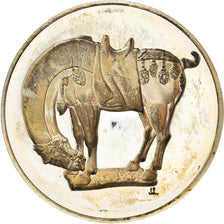 Francia, medalla, French Fifth Republic, Cheval Dynastie T'ang, Arts & Culture