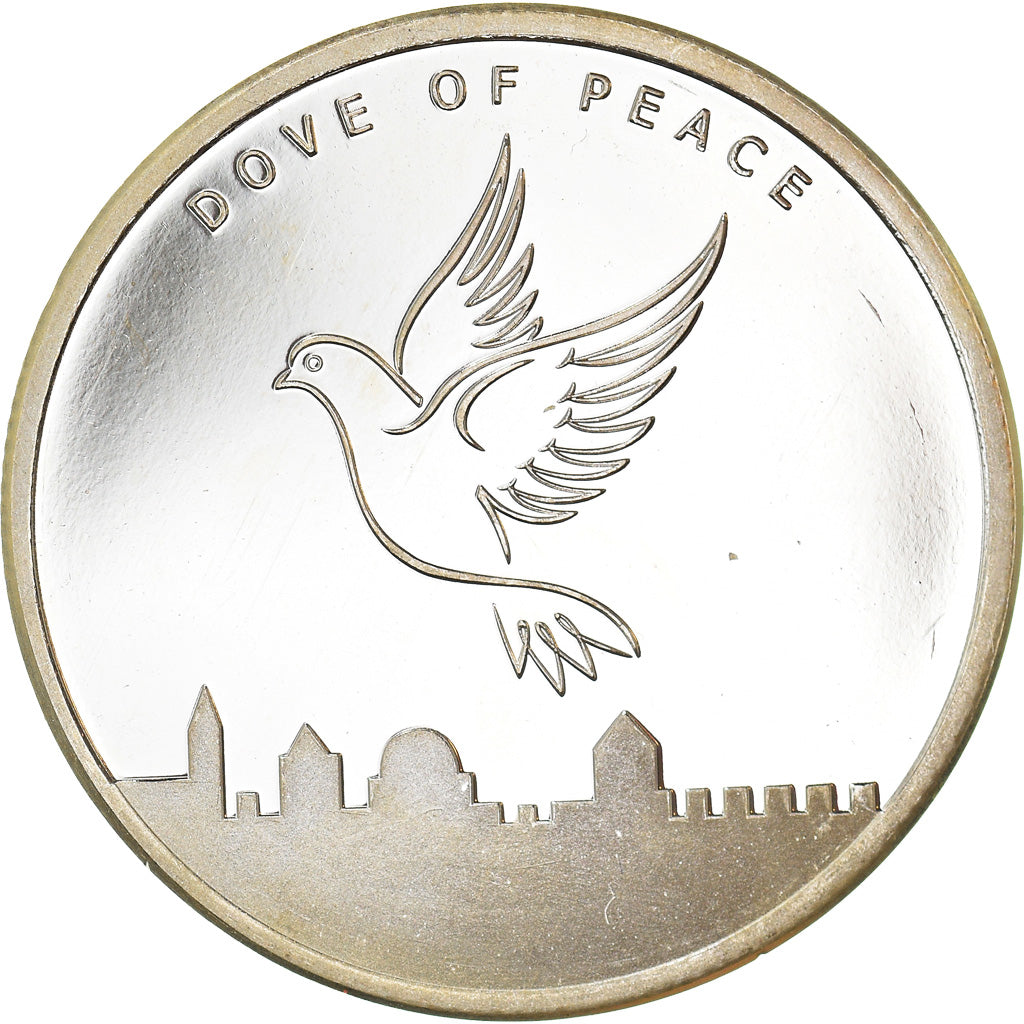 Israele, medaglia, Dove of Peace, 1 Troy Ounce, 2013, FDC, Argento