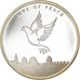 Israele, medaglia, Dove of Peace, 1 Troy Ounce, 2013, FDC, Argento