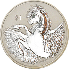 Moneta, BRYTYJSKIE WYSPY DZIEWICZE, Dollar, 2020, Franklin Mint, Pegasus