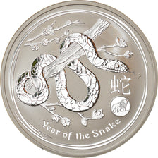 Moeda, Austrália, Elizabeth II, Dollar, 2013, Perth, Year of the Snake, MS(63)