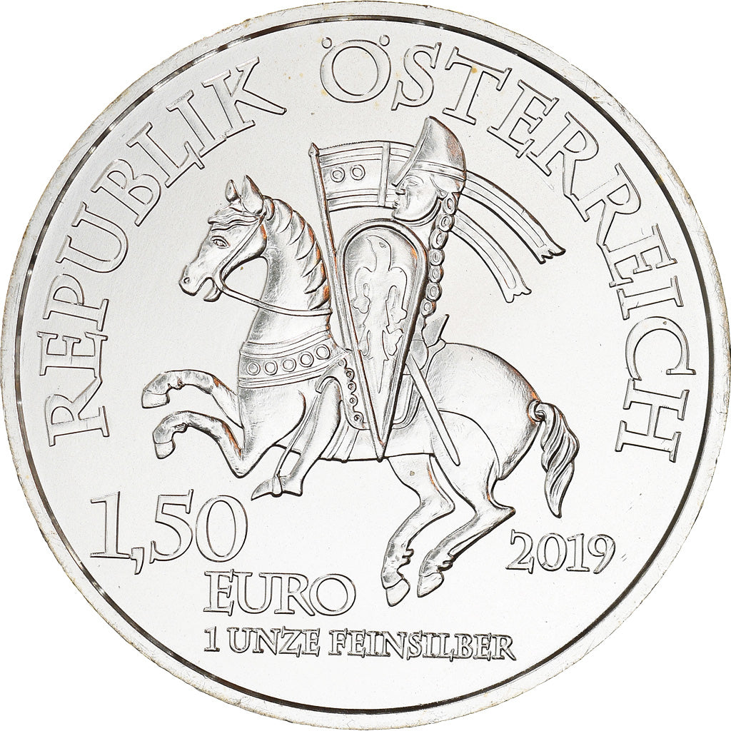 Austria, 1-1/2 Euro, Léopold V d'Autriche, 2019, Vienna, Proof, MS(65-70)