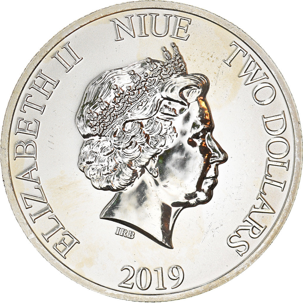 Coin, Niue, Turtle, 2 Dollars, 2016, Proof, MS(65-70), Silver