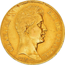 Münze, Frankreich, Charles X, 40 Francs, 1830, Paris, S+, Gold, KM:721.1
