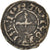 Moneda, Francia, Touraine, Denier, 1150-1200, Saint-Martin de Tours, MBC, Plata