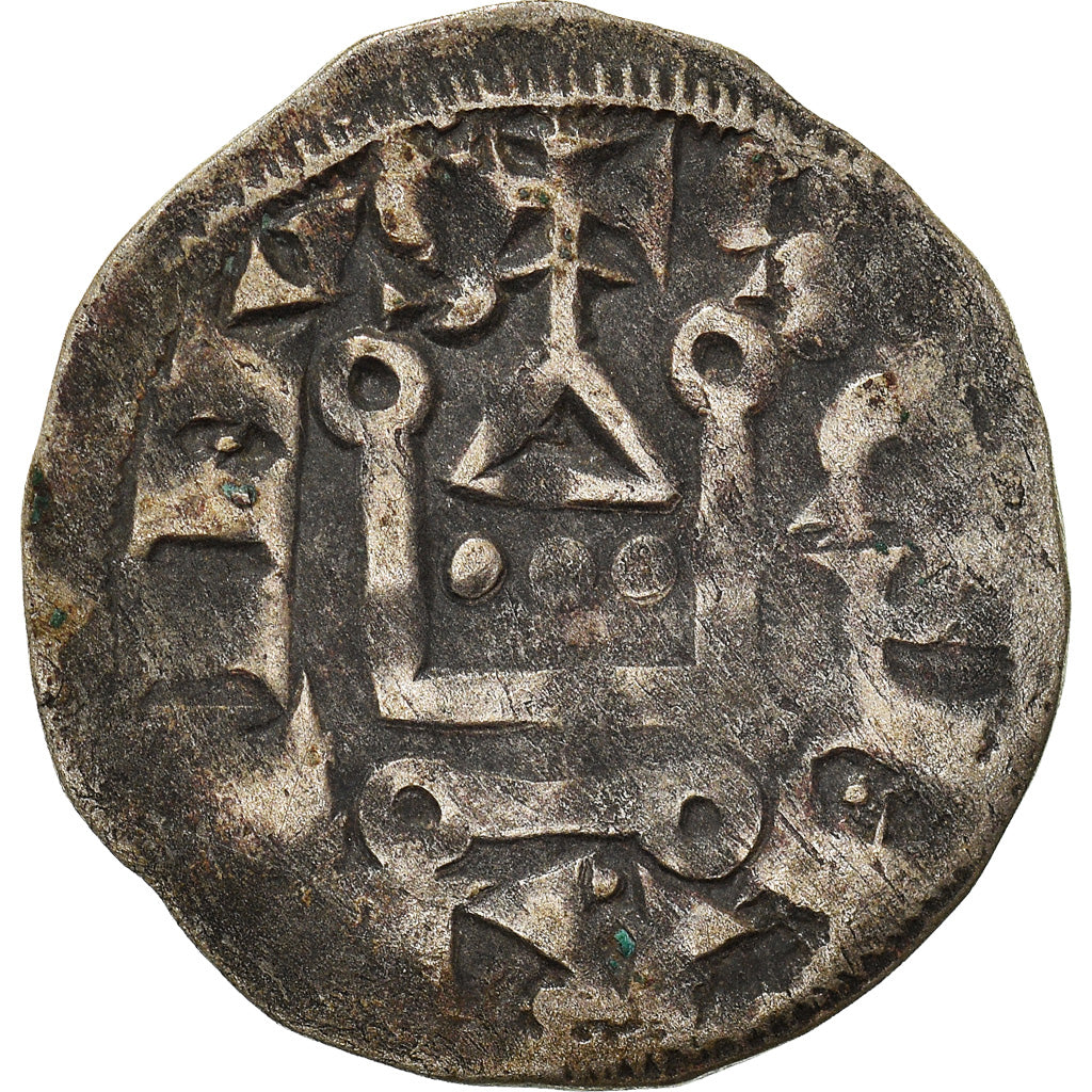 Coin, France, Touraine, Denier, 1150-1200, Saint-Martin de Tours, EF(40-45)