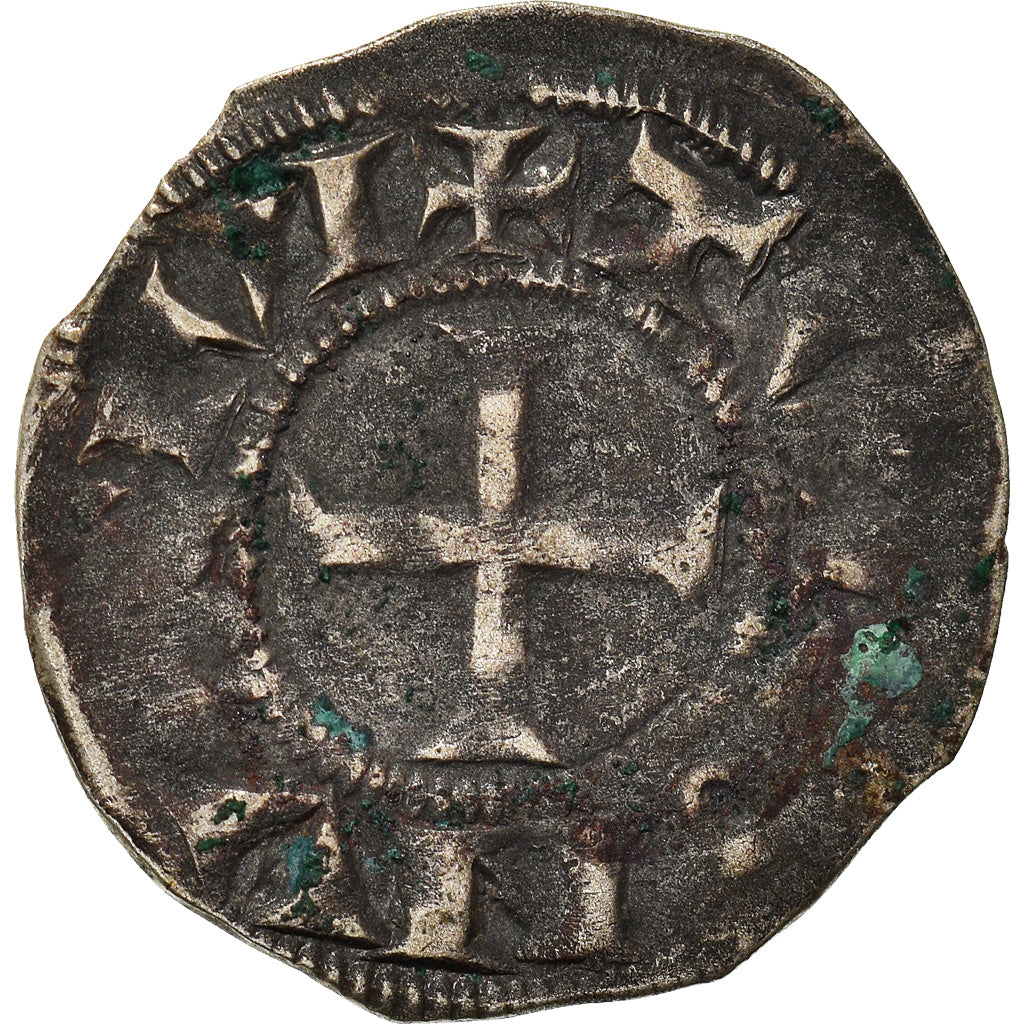 Moneta, Francia, Touraine, Denier, 1150-1200, Saint-Martin de Tours, BB