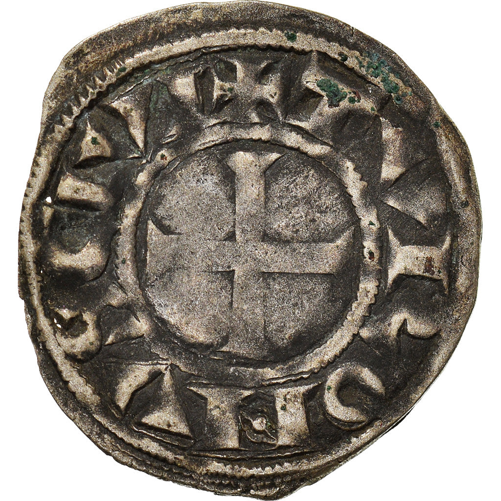 Moneta, Francia, Touraine, Denier, 1150-1200, Saint-Martin de Tours, BB