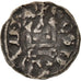 Moneda, Francia, Touraine, Denier, 1150-1200, Saint-Martin de Tours, MBC, Plata