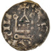 Moneda, Francia, Touraine, Denier, 1150-1200, Saint-Martin de Tours, BC+, Plata